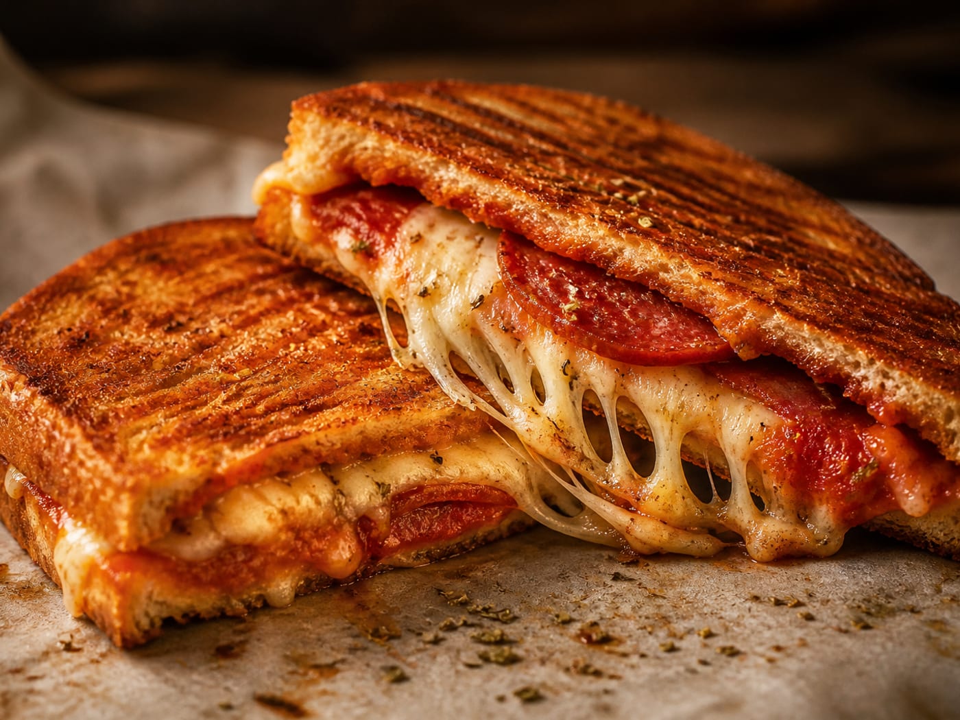 Pizza Tost — Serpme Sandviç Kağıthane