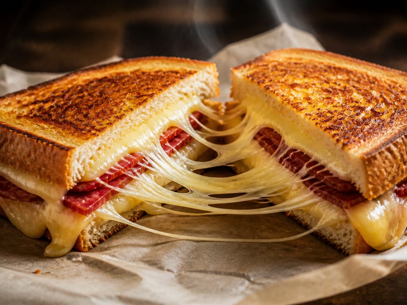 Sucuklu Kaşarlı Tost — Serpme Sandviç Kağıthane