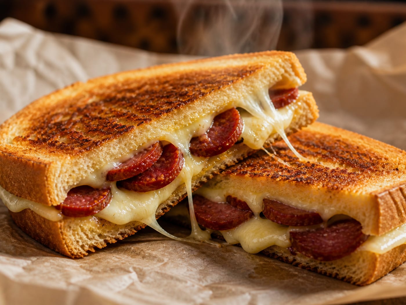 Sucuklu Tost — Serpme Sandviç Kağıthane